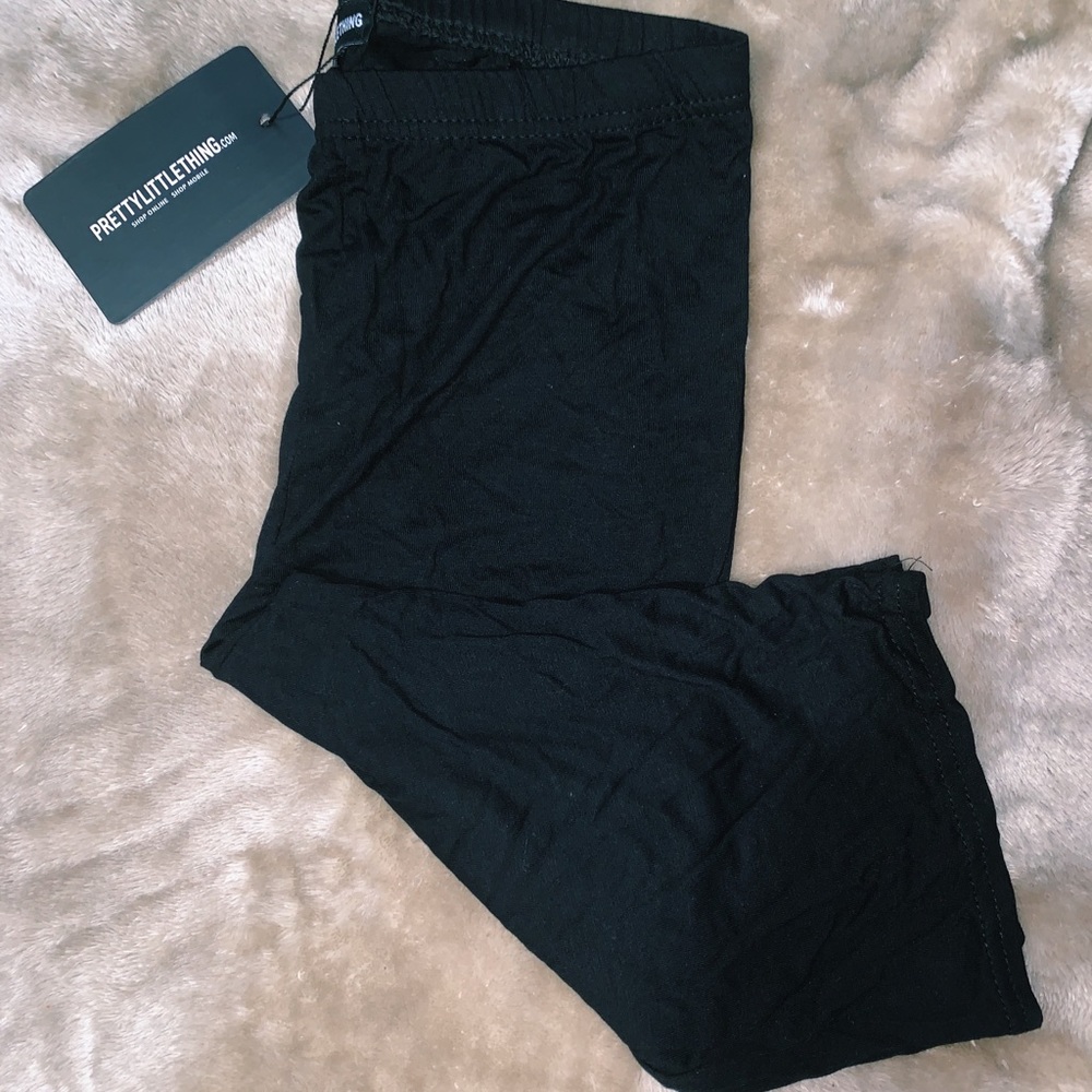 PrettyLittleThing Black Biker Shorts